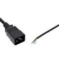 Voedingskabel IEC320 C20 - open eind  4m