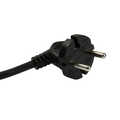 Socket outlet 6-way, slim, 1.5m, black