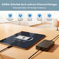 Slim universal USB-C power adapter with fixed cable, 100 W (PD) for laptops, tablets.